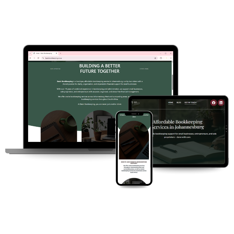 Basic Bookkeeping Website